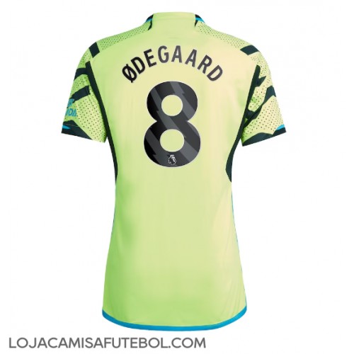 Camisa de Futebol Arsenal Martin Odegaard #8 Equipamento Secundário 2023-24 Manga Curta